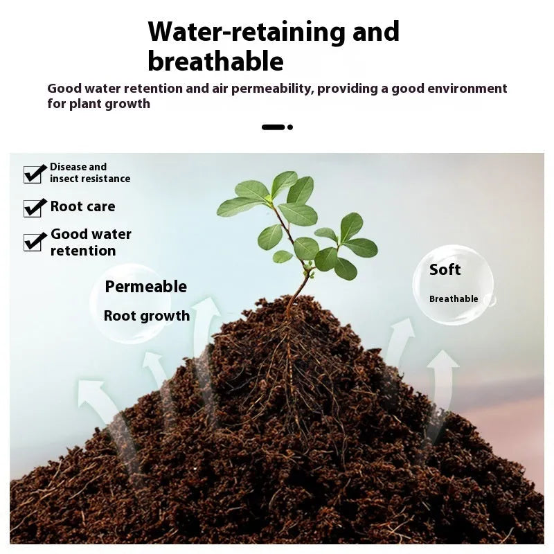 Nutrient soil medium blocks for vegetable planting with eight size specifications and 500% water absorption