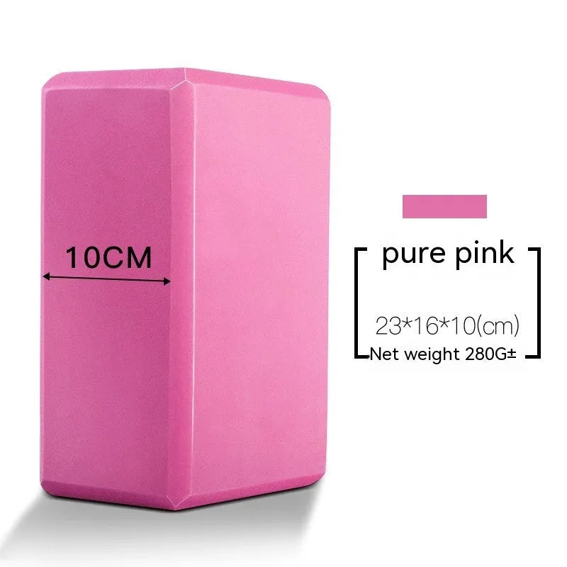 High-density EVA yoga block in various colours including cartoon designs for dance and fitness training
