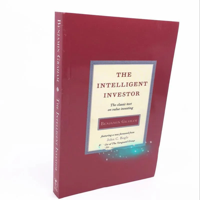 Hardcover copy of The Intelligent Investor book by Benjamin Graham with dust jacket
