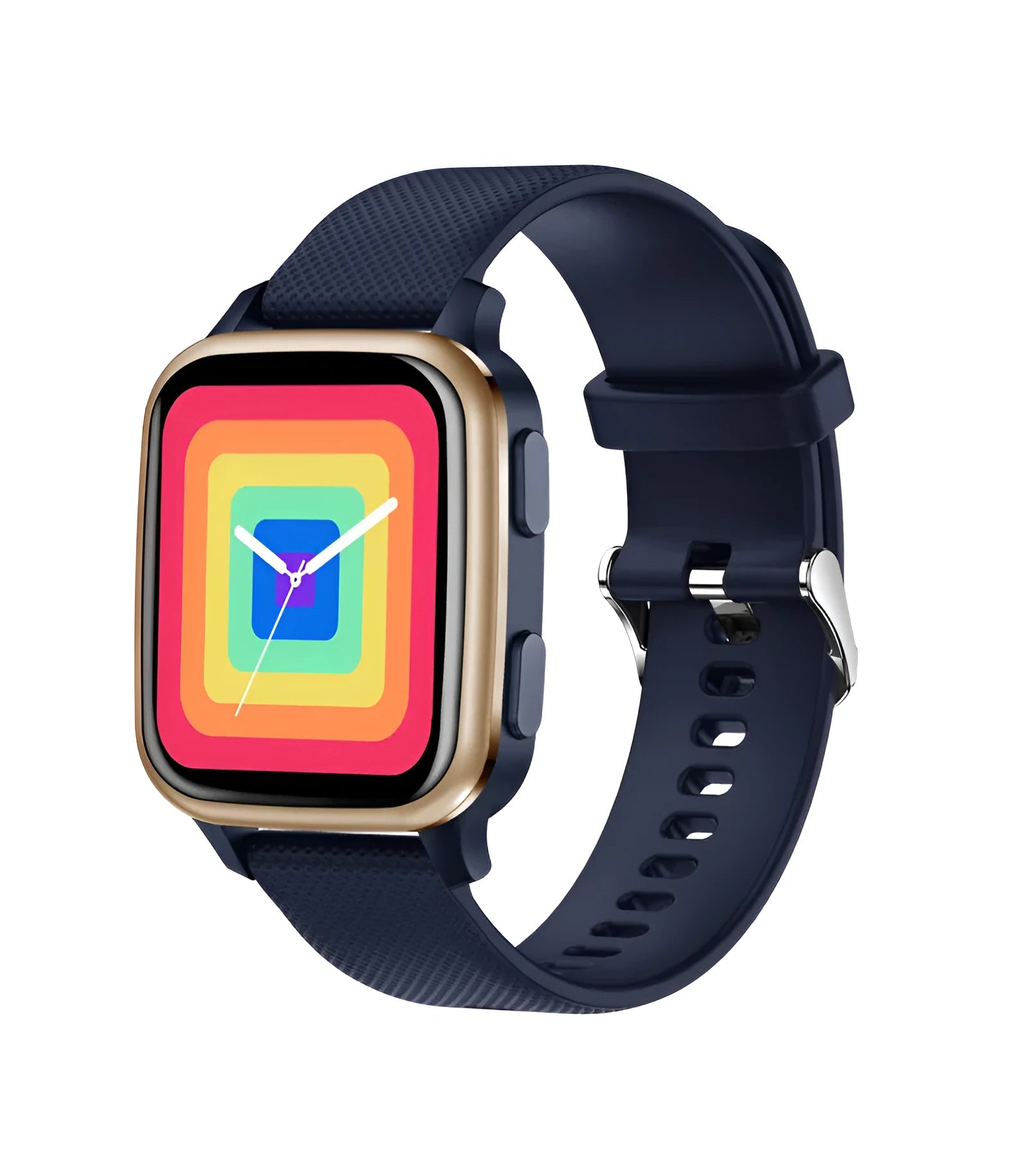 Smart bracelet with aluminium alloy case showing heart rate monitoring and Bluetooth calling functions