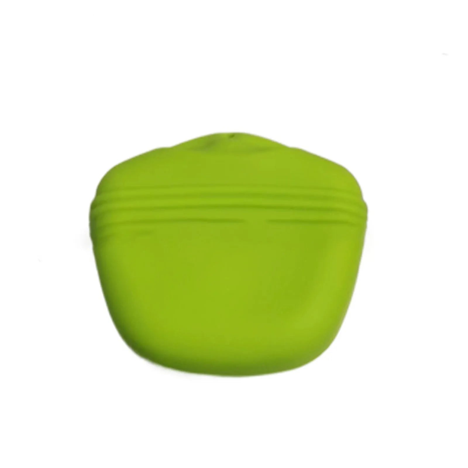 A silicone dog training treat pouch with a clip, shown in one of six available colours.