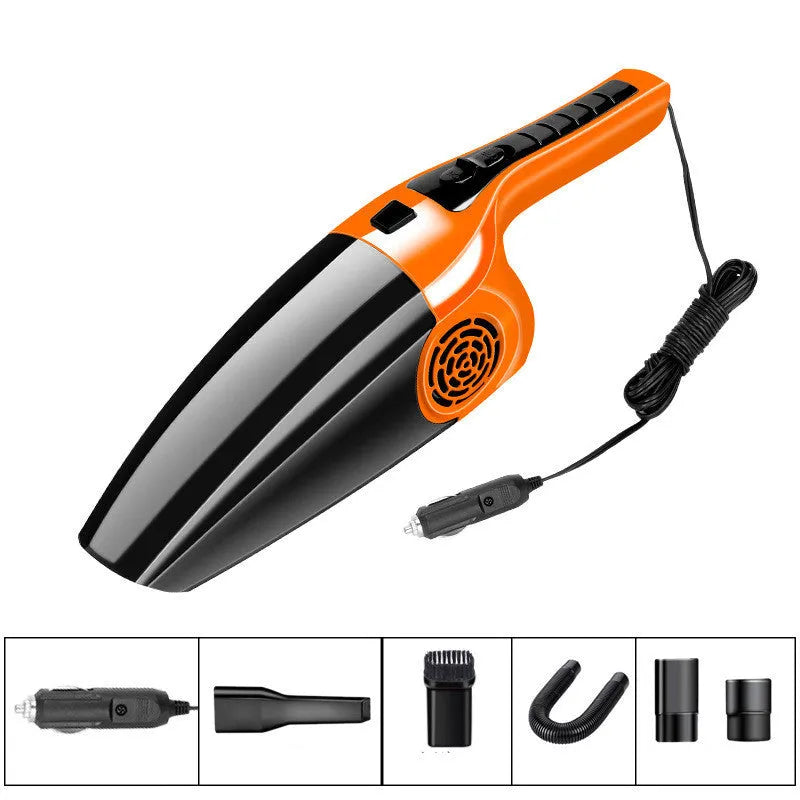 PoHigh Power Hypa car vacuum cleaner with cigarette lighter plug in black or orange colour