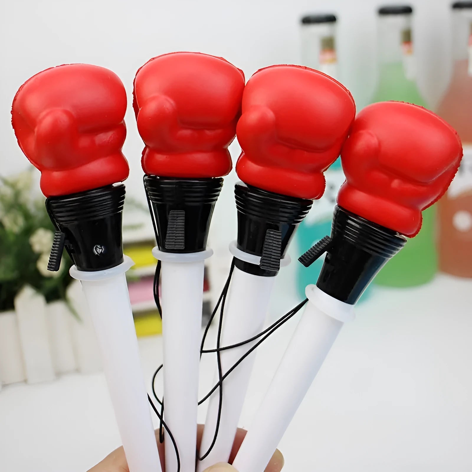 Creative pressure relief boxing pen with 0.7mm bullet tip and plug-in sleeve mechanism