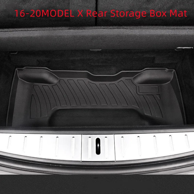 Custom rubber and TPE floor mats for Tesla Model 3, Y, X, and S cars