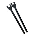 Land Rover fan support wrench set with 36mm and 40mm alloy steel spanners.