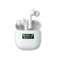 Bluetooth headset sports earphone with earplug style bilateral stereo Black or White