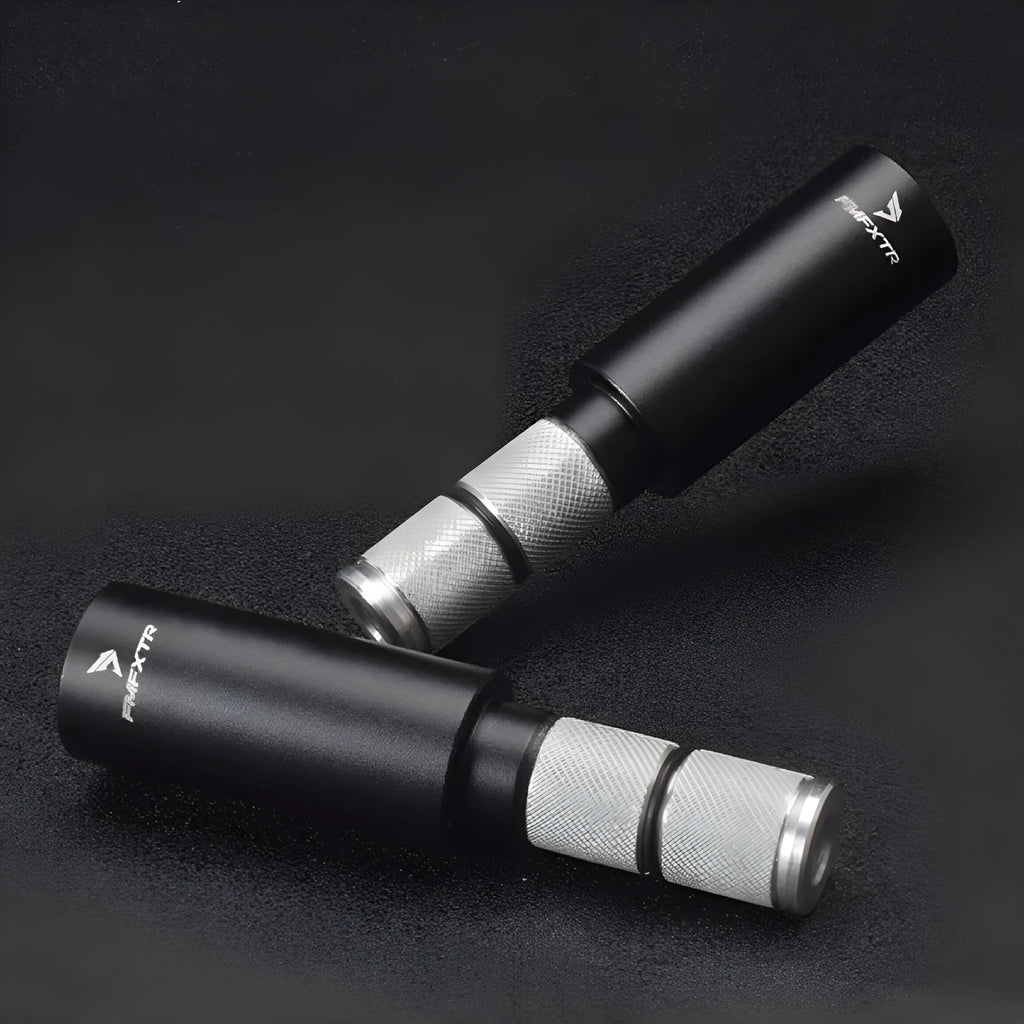 Aluminium alloy mountain bike handlebar extension rod with folding mechanism and 15-20mm adjustment range