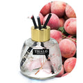 Glass car perfume ornament in creative bottle shape for loose incense automotive decoration
