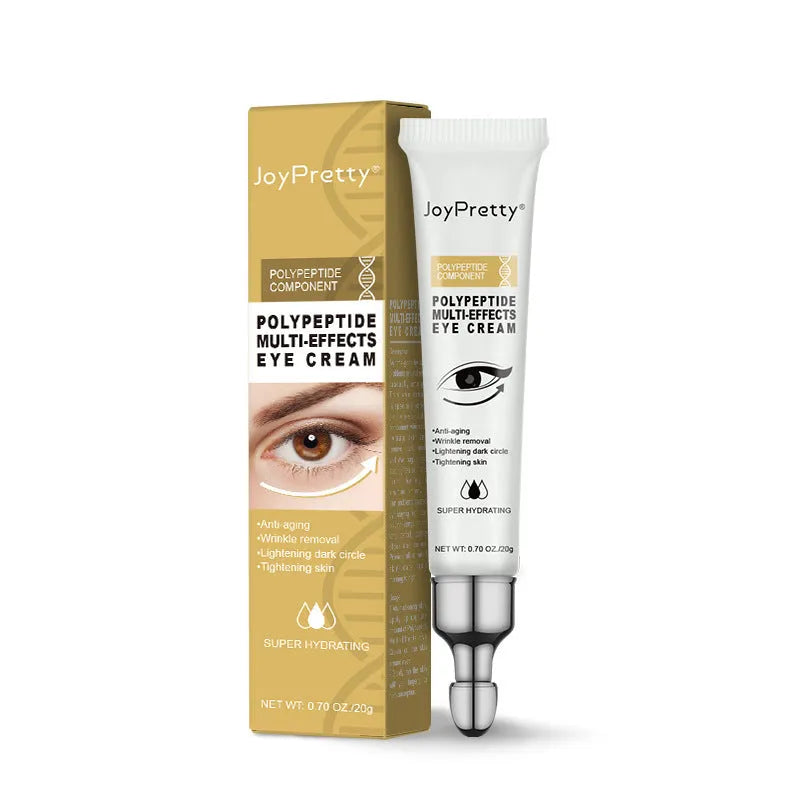 20g peptide eye cream in tube for dark circles and puffiness treatment