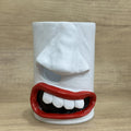 American style decorative resin tissue box with creative crafts design measuring 8.5 by 14.6 cm