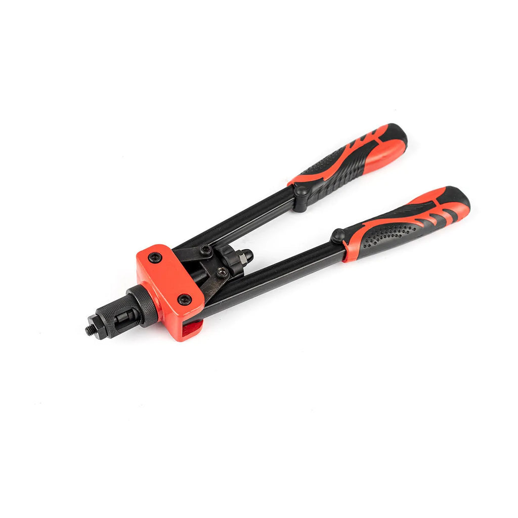 CQ14 model alloy rivet nut pull-setter tool with six M3 M4 M5 M6 M8 M10 tips, 37 cm long.