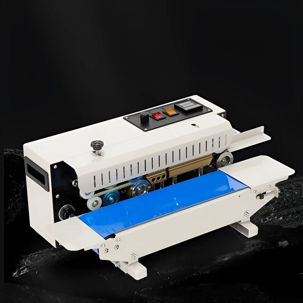 Mini L1 steel seal sealing machine with date printing function on tabletop