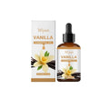 30ml plastic bottle of vanilla flavoured vape oil with a black dropper.