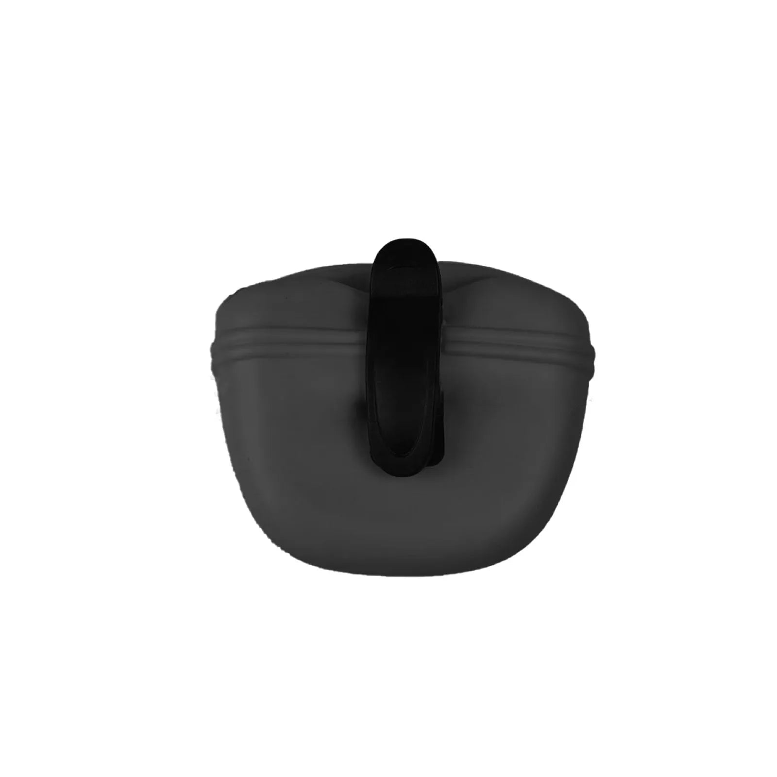 A silicone dog training treat pouch with a clip, shown in one of six available colours.