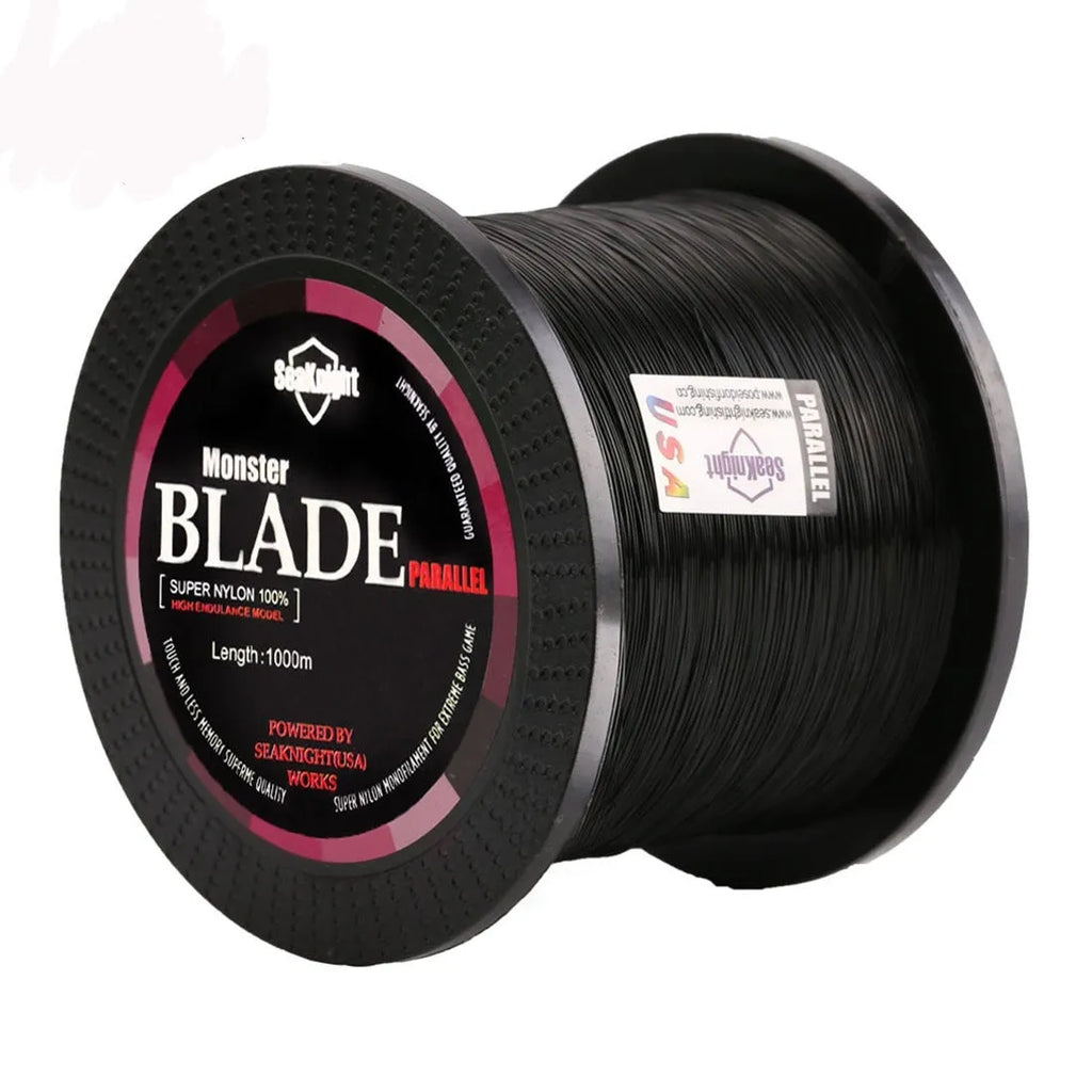 Spool of Seaknight1000 nylon fishing line in various colours and diameters for main line use.