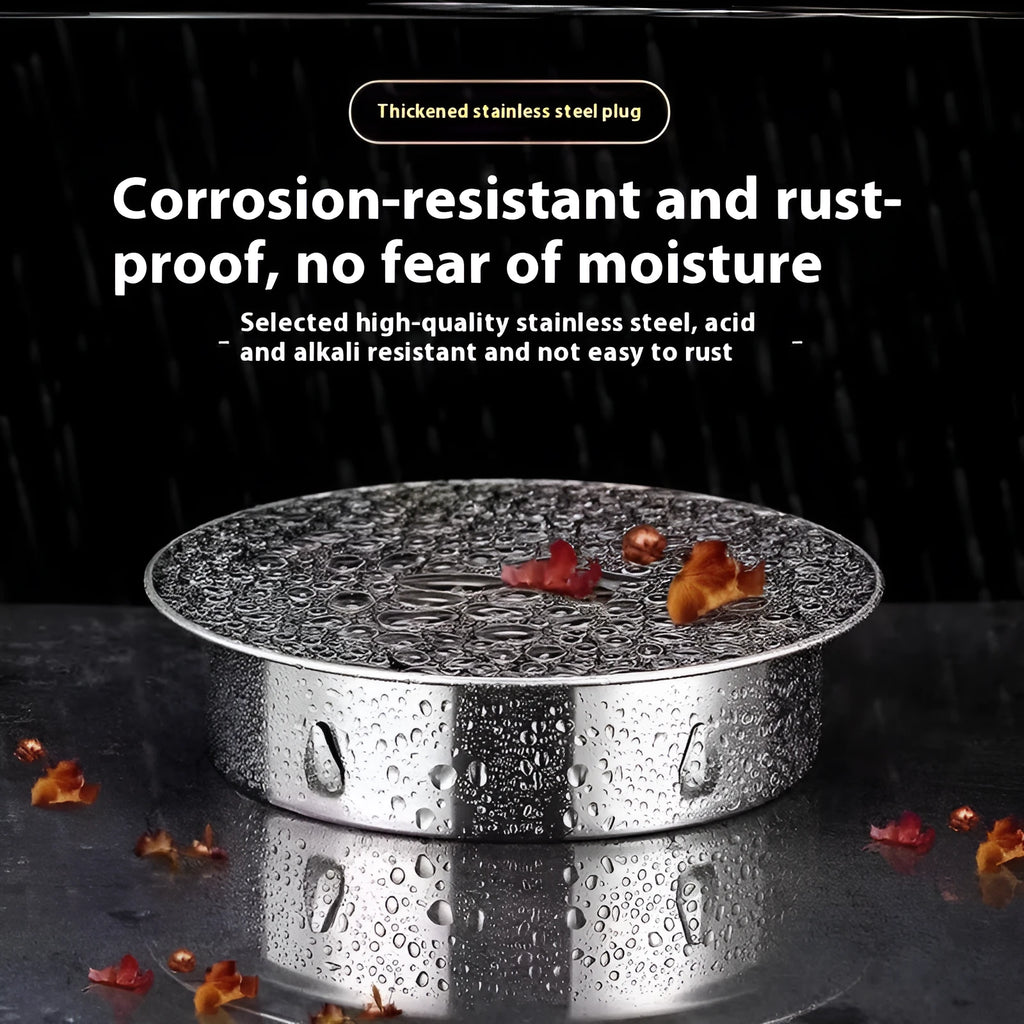 Stainless steel deodorant floor drain cover with modern simple design
