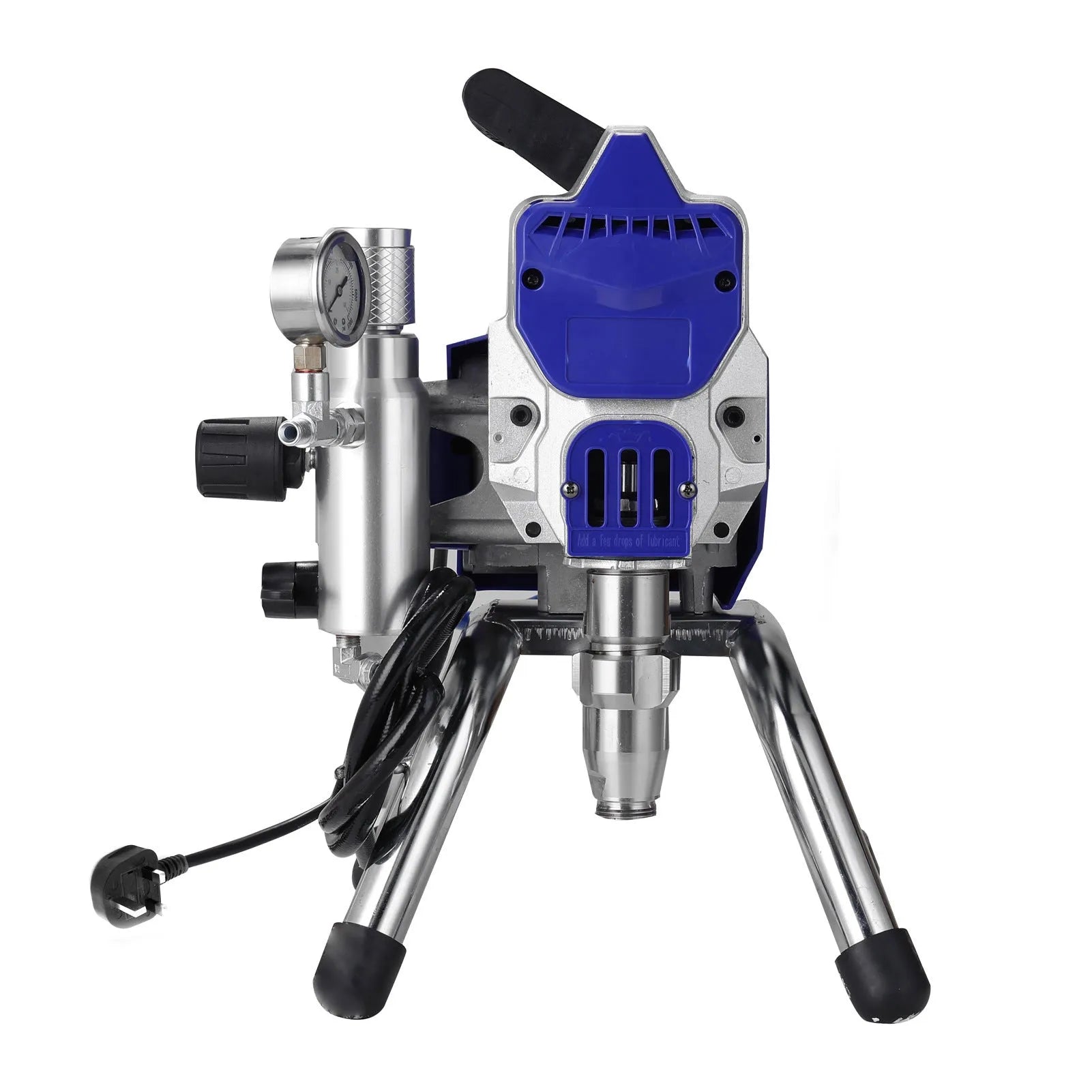 3901 high-pressure airless spraying machine with spray gun, long hose, and extension rod for fireproof paint