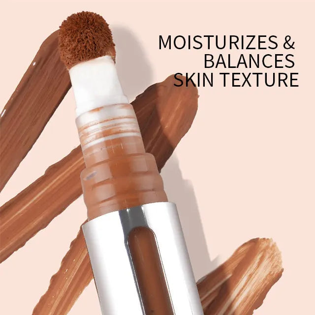 Contour stick concealer pen showing 24 colour shades, labelled as waterproof and sweatproof