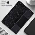 Square Hat Touch Bluetooth Wireless Charging Keyboard in multiple colour options on a desk