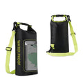 2L crossbody waterproof PVC bag for mobile phones in multiple colour options