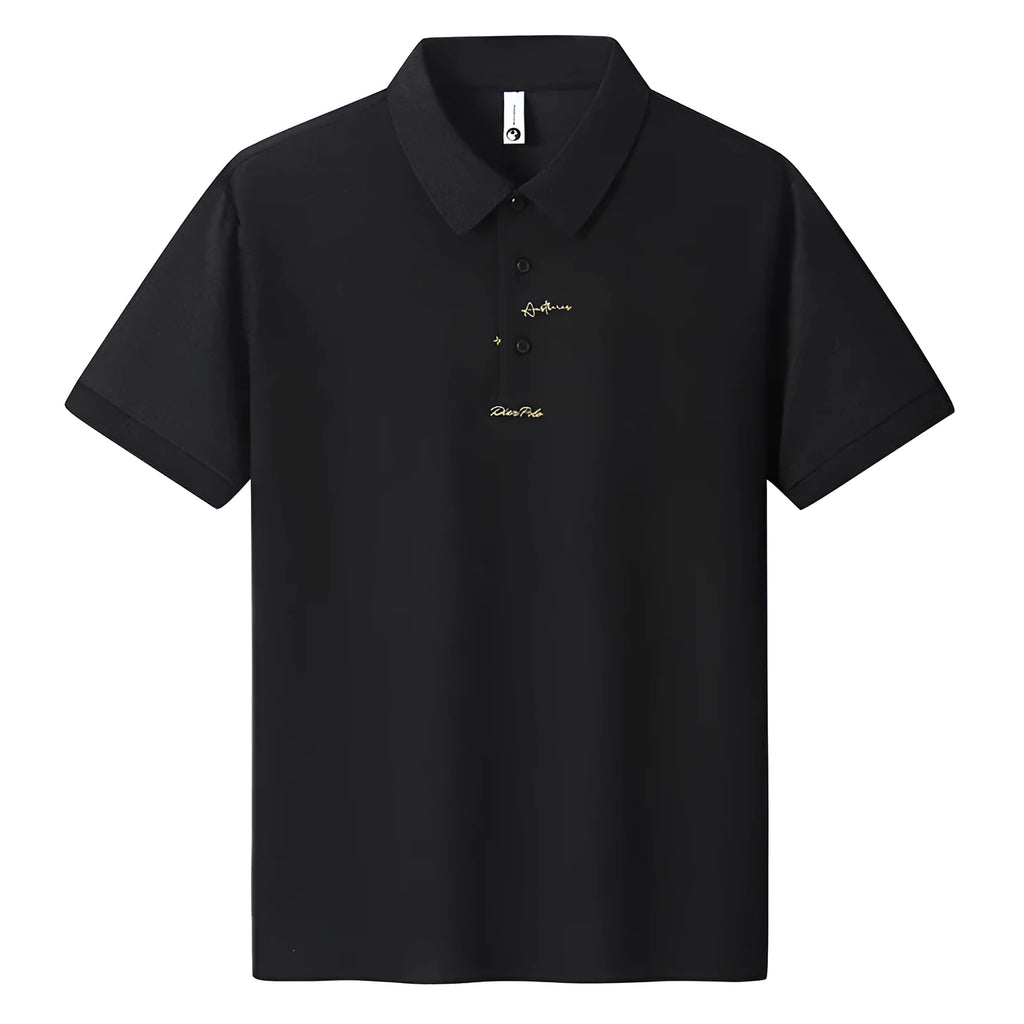 Men's loose cotton t-shirt with letter print in white, black, green, pink, khaki, and sky blue colours