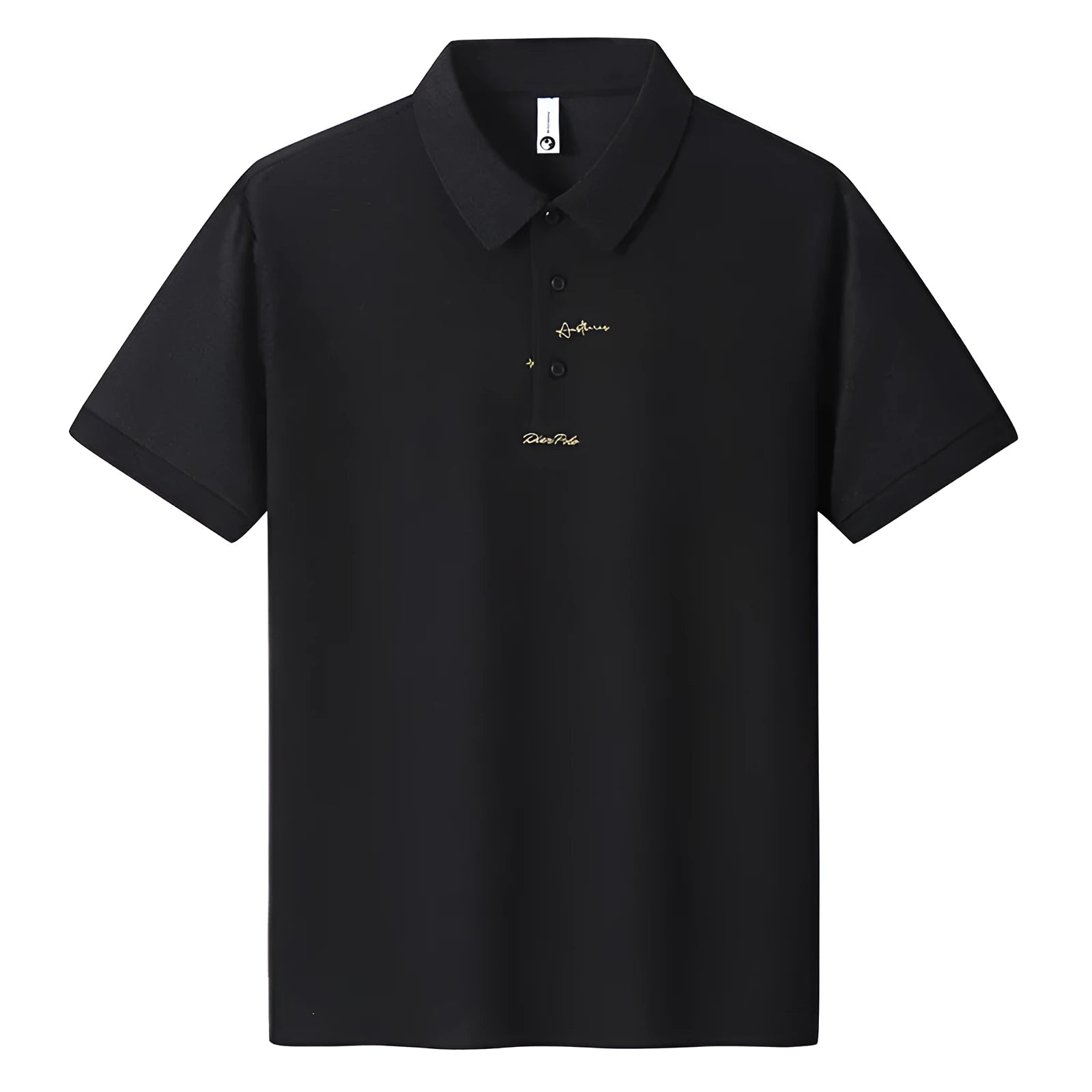 Men's loose cotton t-shirt with letter print in white, black, green, pink, khaki, and sky blue colours