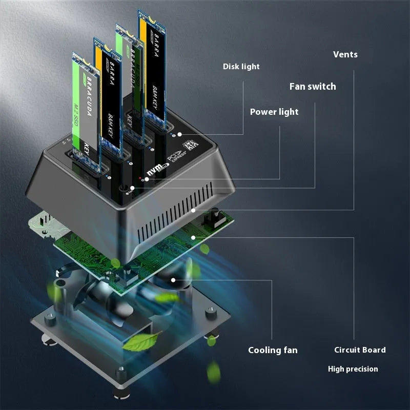 Aluminium M2 Dual Protocol SSD external enclosure in K30174P2 colour