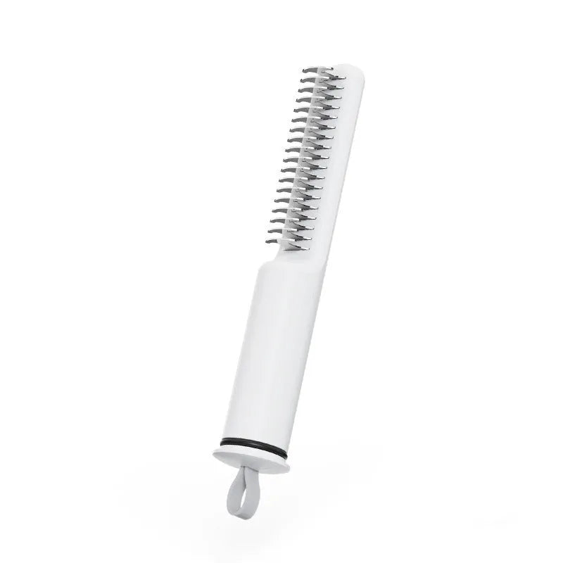 Stainless steel dog dematting comb with four different tooth configurations for removing knots and mats