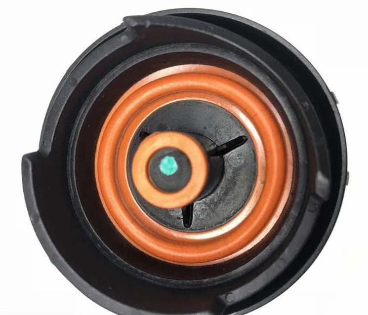 Black automotive exhaust valve component for BMW vehicles with part number 11127552281
