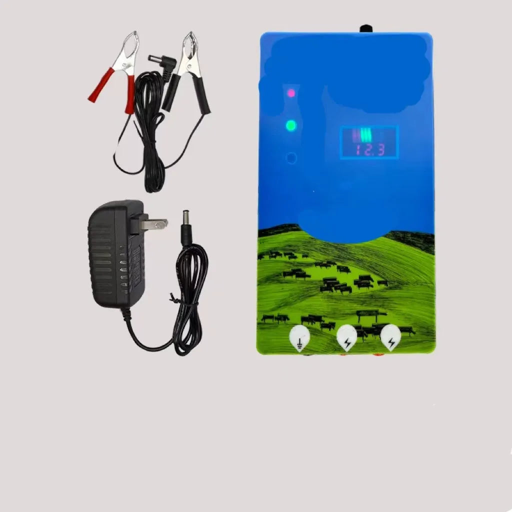 Pasture electronic host high voltage pulse breeding grid fence full set with alarm monitor