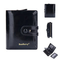 Women's PU leather card holder wallet in multiple colour options with polyester lining
