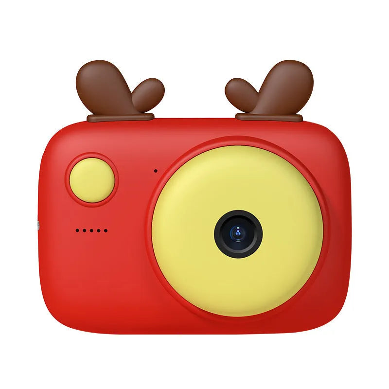 A2 kids digital camera in green colour with 2.4 inch screen and dual cameras