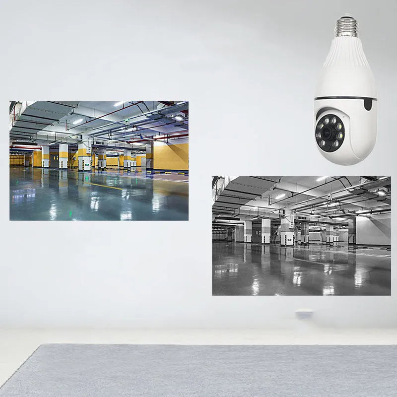 Minions wireless IP surveillance camera with wide-angle lens for indoor monitoring