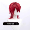 Men's short hairstyle cosplay wig in high-temperature fibre with anti-curling mechanism