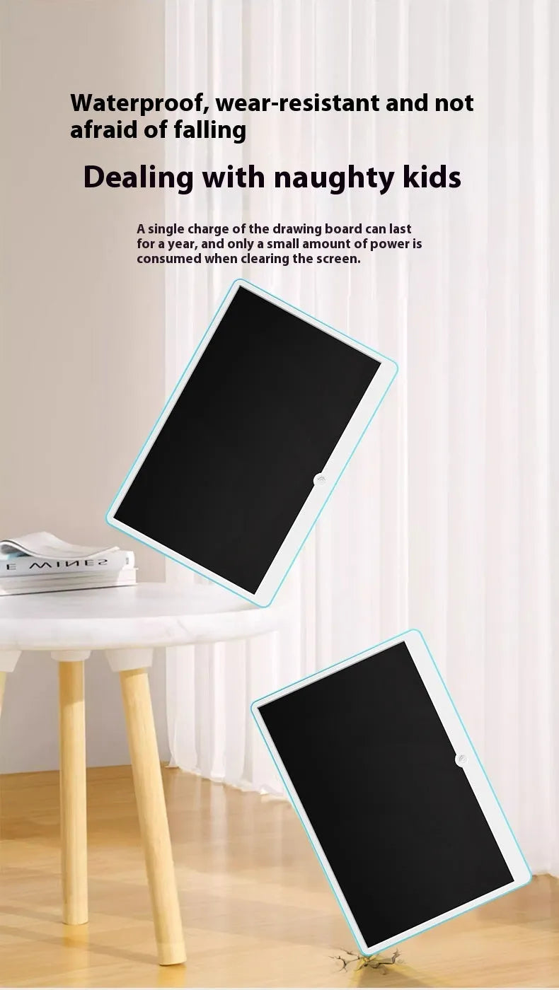 19-inch LCD drawing board for children with rechargeable battery and clear button
