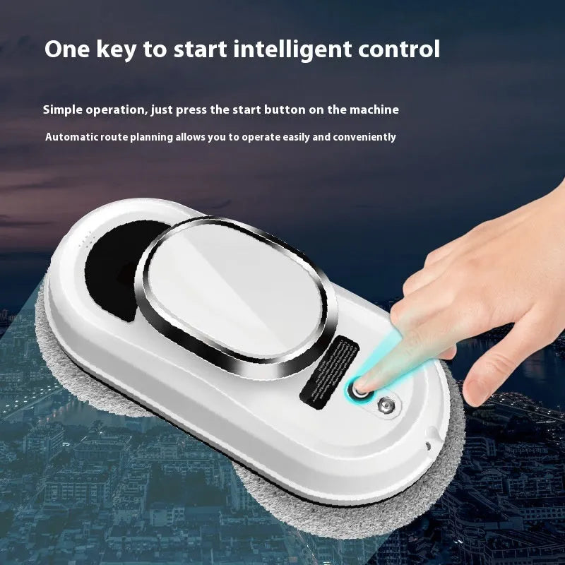 W11 white full-automatic high altitude cleaning machine with remote control and accessories