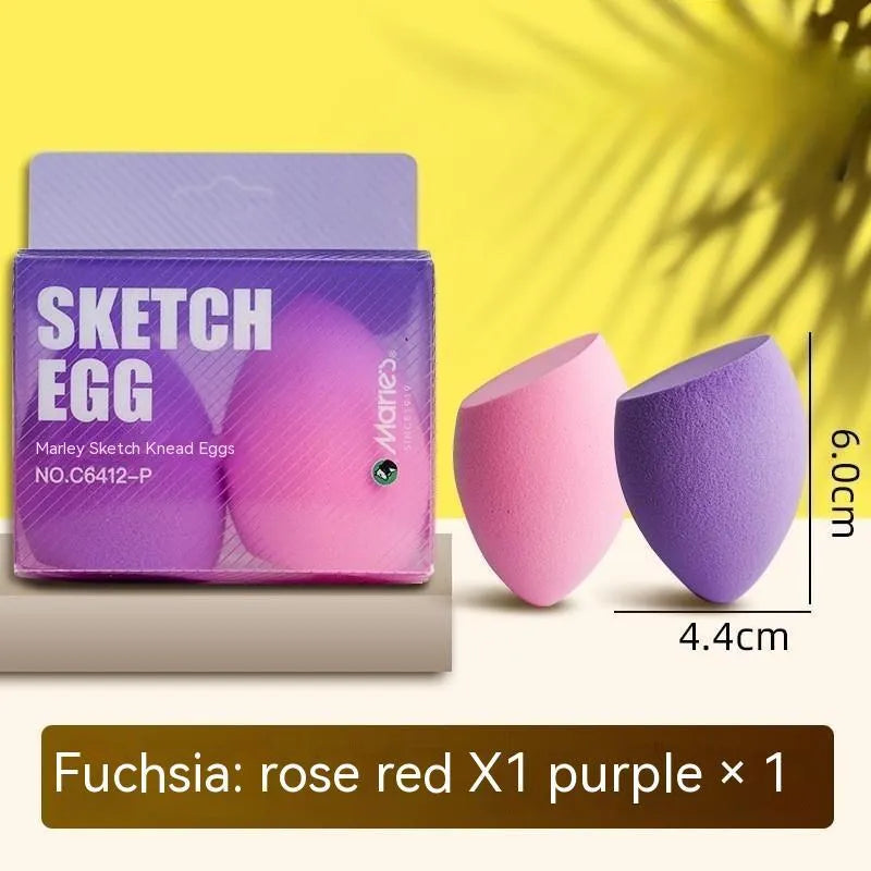 Plastic sketch rubbing knife tool with a fluorescent pen eraser smear tip for art corrections.