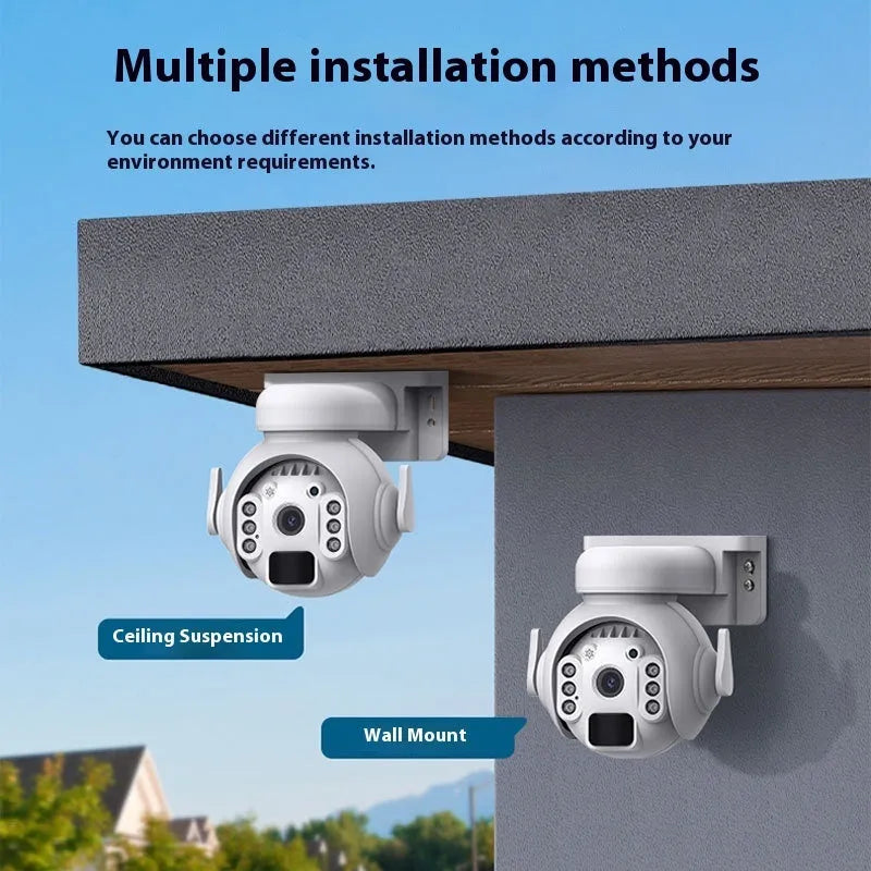 3 million pixel solar security camera with full-colour night vision in white, black or camouflage
