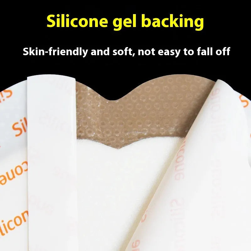Skin-coloured silicone foam medical dressing for bedsore prevention and pressure relief