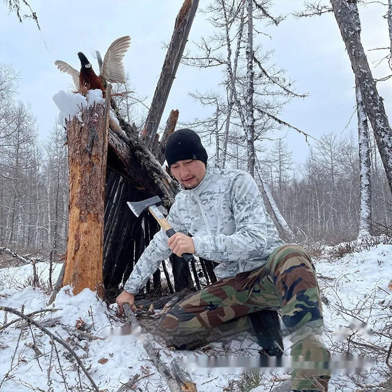 Men's camouflage fleece coat outdoor windproof mountaineering coat Scorpion All Terrain colour