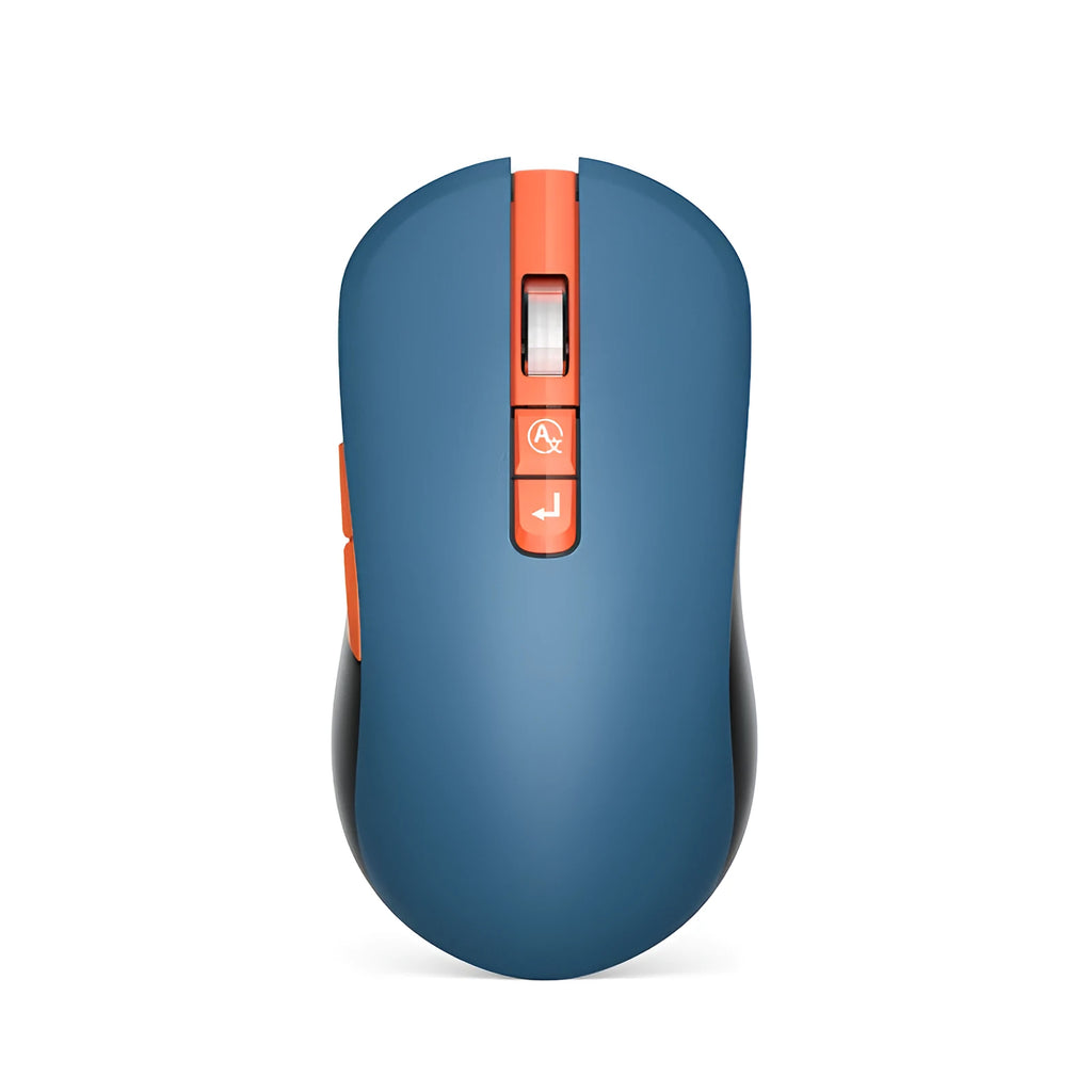 Wireless gaming mouse with voice translation microphone and seven programmable buttons