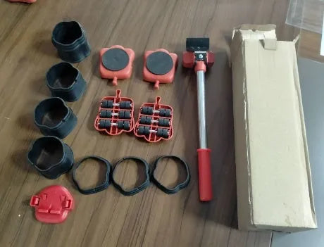 Plastic heavy object mover set 5-piece furniture moving tools 340mm*110mm*100mm