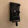 Retro decorative single light switch plate for wall mounting