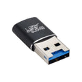 Black USB 3.0 microSD card reader with SDXC compatibility up to 2TB capacity