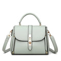 Soft PU leather women's messenger bag in square vertical design with single strap