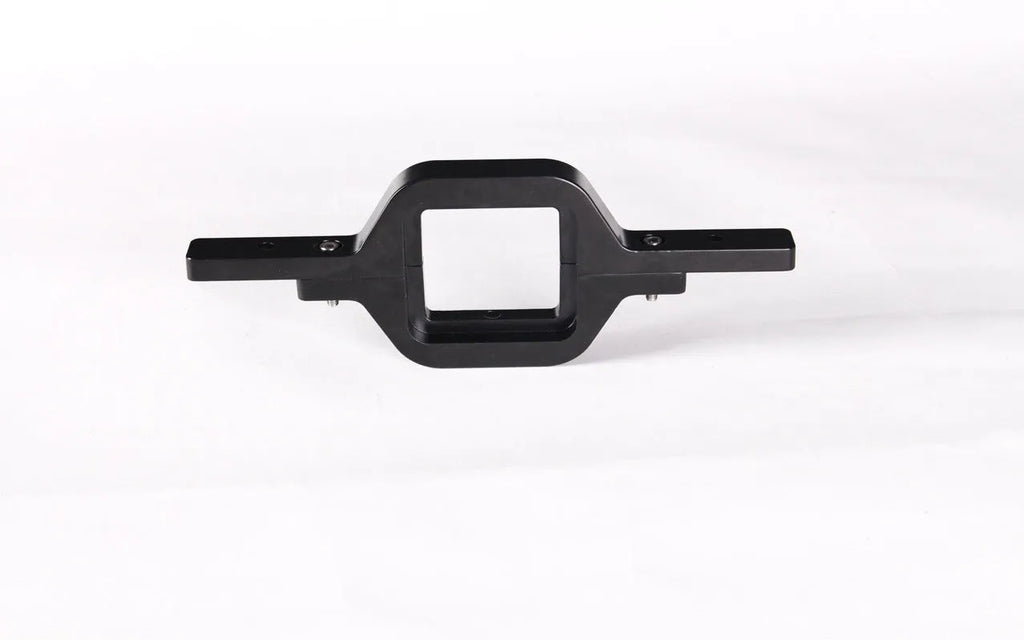 Black off-road vehicle trailer hook lamp mounting bracket for 4x4 modifications