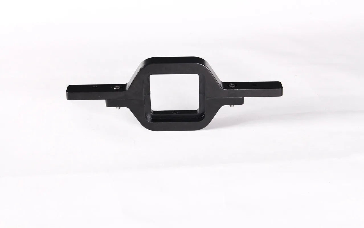 Black off-road vehicle trailer hook lamp mounting bracket for 4x4 modifications