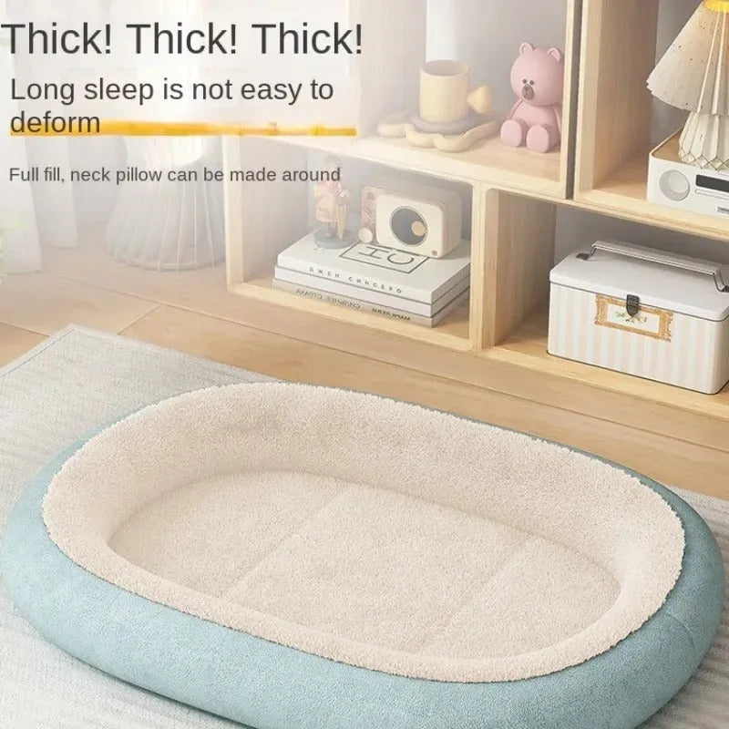 Thickened winter dog kennel for small and medium-sized dogs and cats in grey colour