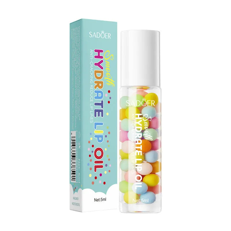 Anti-chapped moisturising lipstick stick in variant options including marigold, avocado, and cherry blossom.