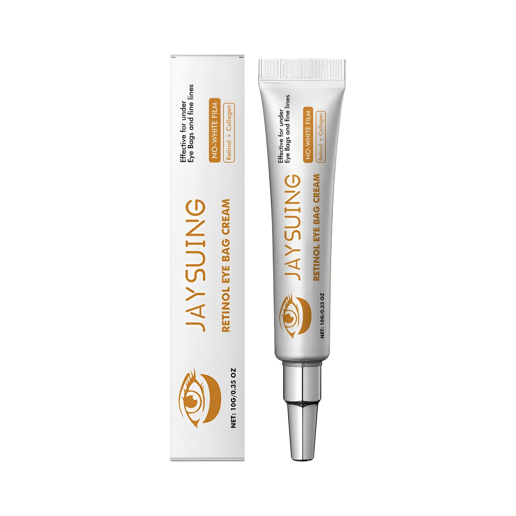 10g bottle of retinol anti-aging eye cream with hyaluronic acid and collagen